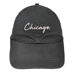 Chicago Chiboys Slideback Baseball Cap Black One Size Adjustable Embroidered